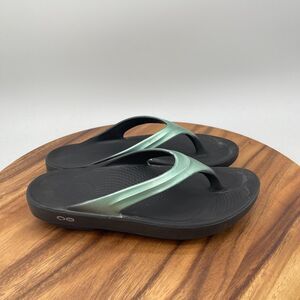 ??‍♂Oofos Black Toe Post Recovery Sandals Great Arch Support Sz M-13 W-15 OOFOS | Shoes | Oofos Black Toe Post Recovery Sandals Wgreat  main image 2